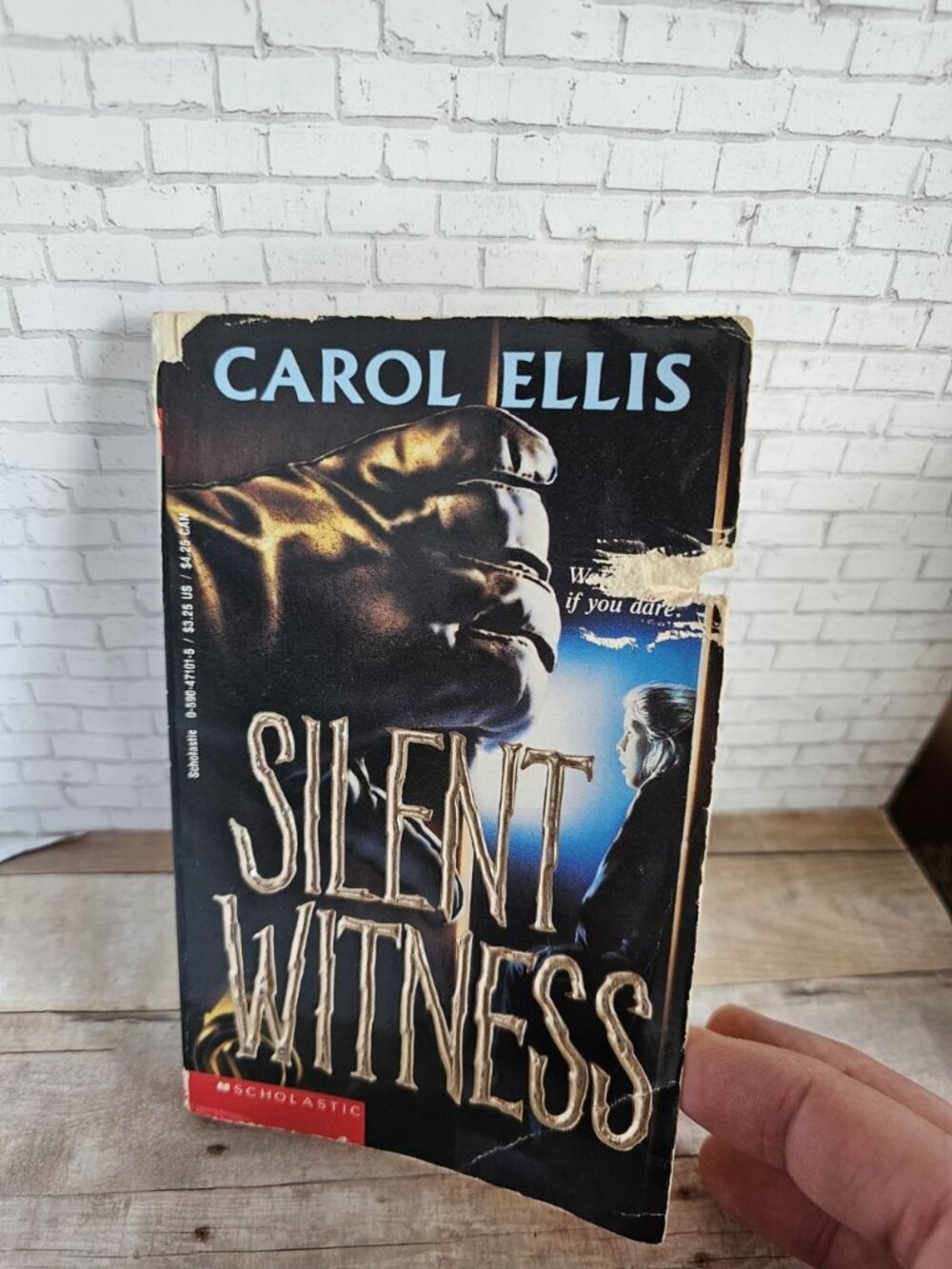 1994 Silent Witness Carol Ellis Scholastic First Printing YA Horror Thriller